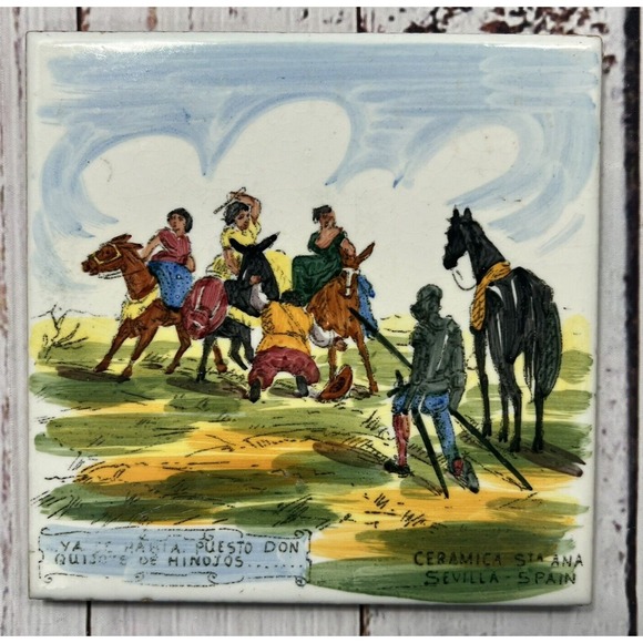Other - Ceramic Tile‎ Trivet Ceramica Sevilla Spain Puesto Don Minojos
